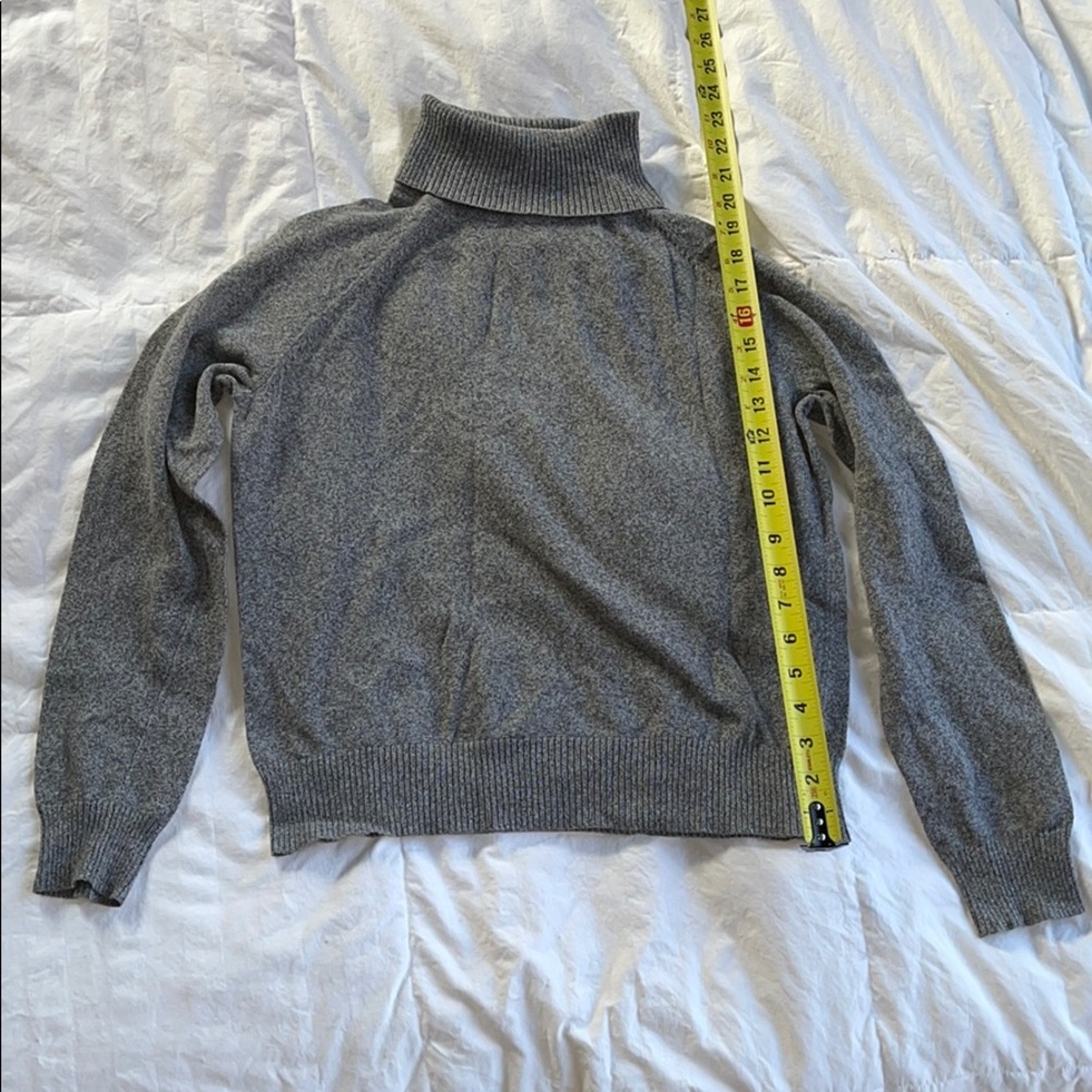 100% cotton basic thin sweater grey size xs